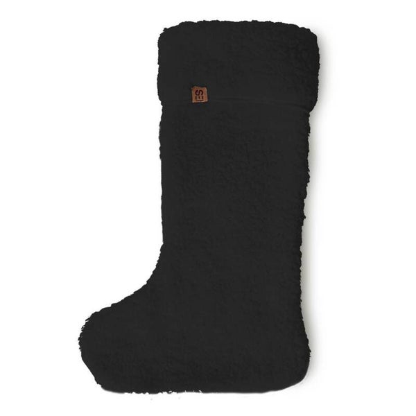 Kerstsok - Teddy - Antraciet