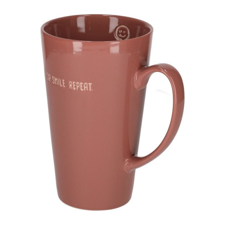Shiny mok - terra - XL - Sip smile repeat