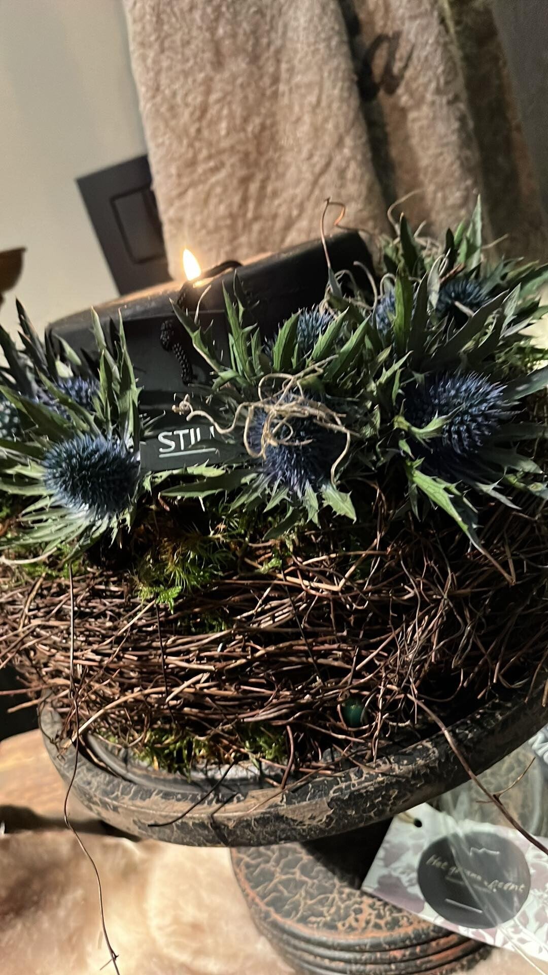 Taart - distel - salim - excl. T-lichthouder