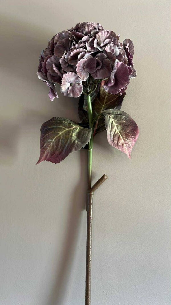 Hortensia - oud paars - 75 cm