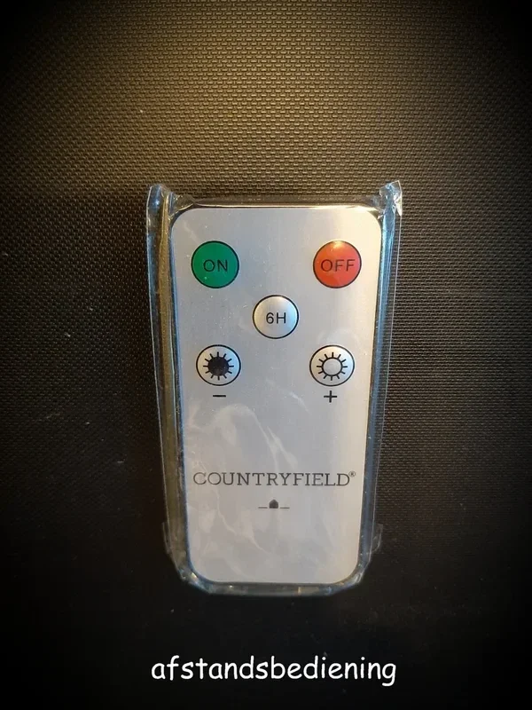 Afstandsbediening voor onze LED kaarsen