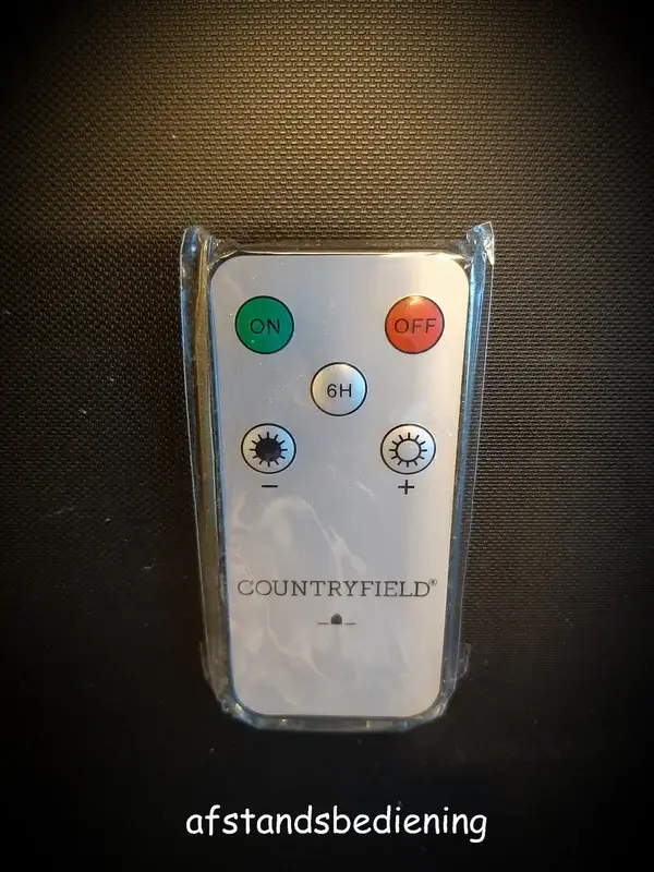 Afstandsbediening voor onze LED kaarsen