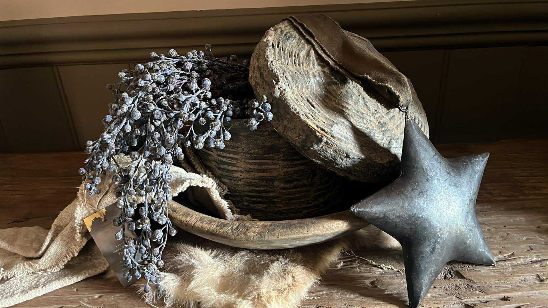 Dadeltak - zwart - 60 cm