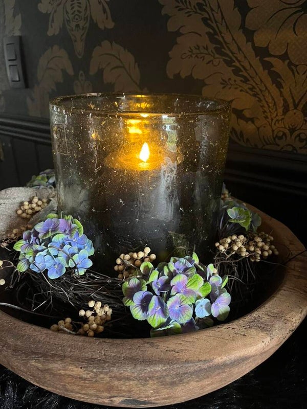 Windlicht - bubble clear - 25/20