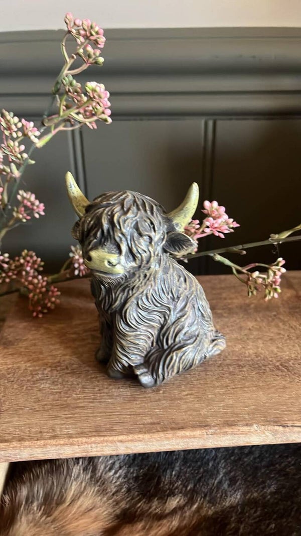 Hooglander - bruin-goud - S