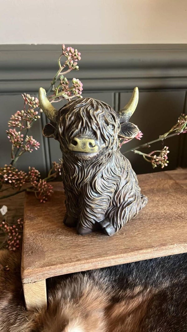 Hooglander - bruin-goud - M