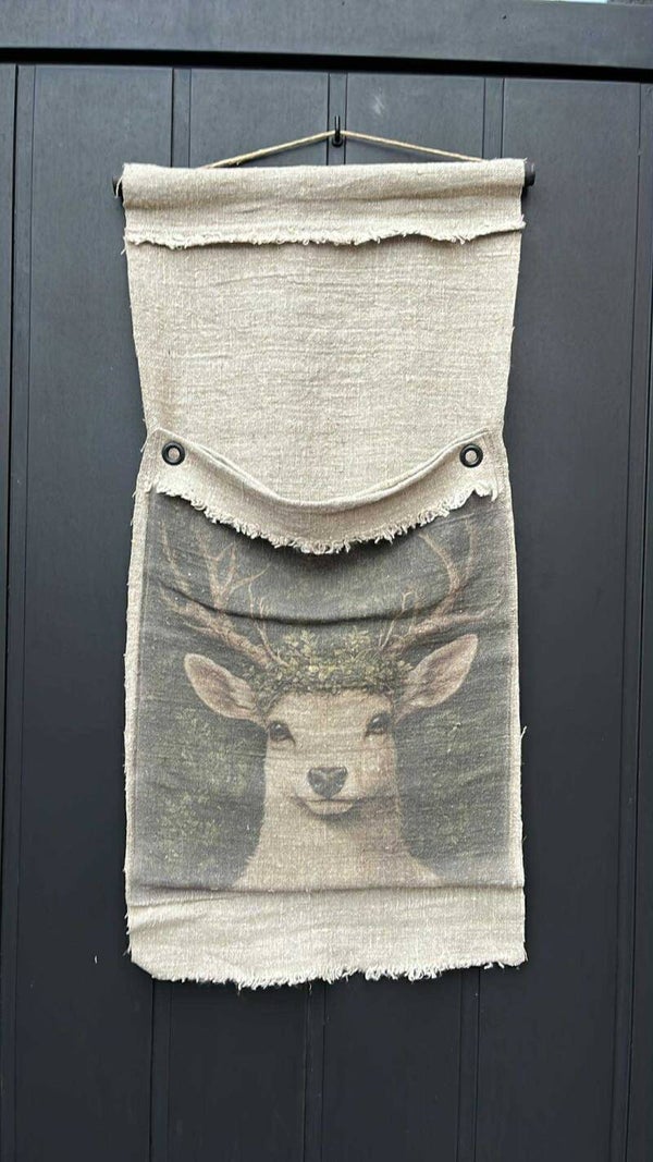 Shabby wanddoek - rendier