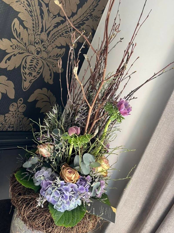 In de hoogte met salimkrans