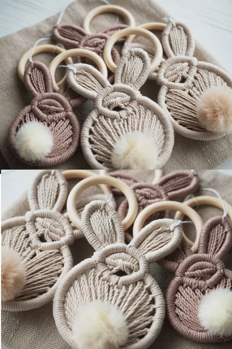 Paas haas macrame. pasen knutselen, knutselen voor pasen, bloemstuk maken pasen, pasen decoratie. Paashaas Knutselen, Voorjaar Knutselen, Paasdecoratie Knutselen Volwassenen, Lente Knutsels, Knutselideetjes Pasen, Pasen Diy, Paas Knutsel