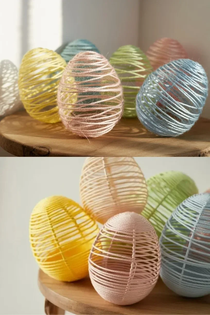 Paas ei. pasen knutselen, knutselen voor pasen, bloemstuk maken pasen, pasen decoratie. draad ei wol. pasen decoratie knutselen volwassenen,  knutsel idee pasen,  knutselideetjes pasen,  pasen decoratie zelf maken,  pasen decoratie zelf maken,  paas decor