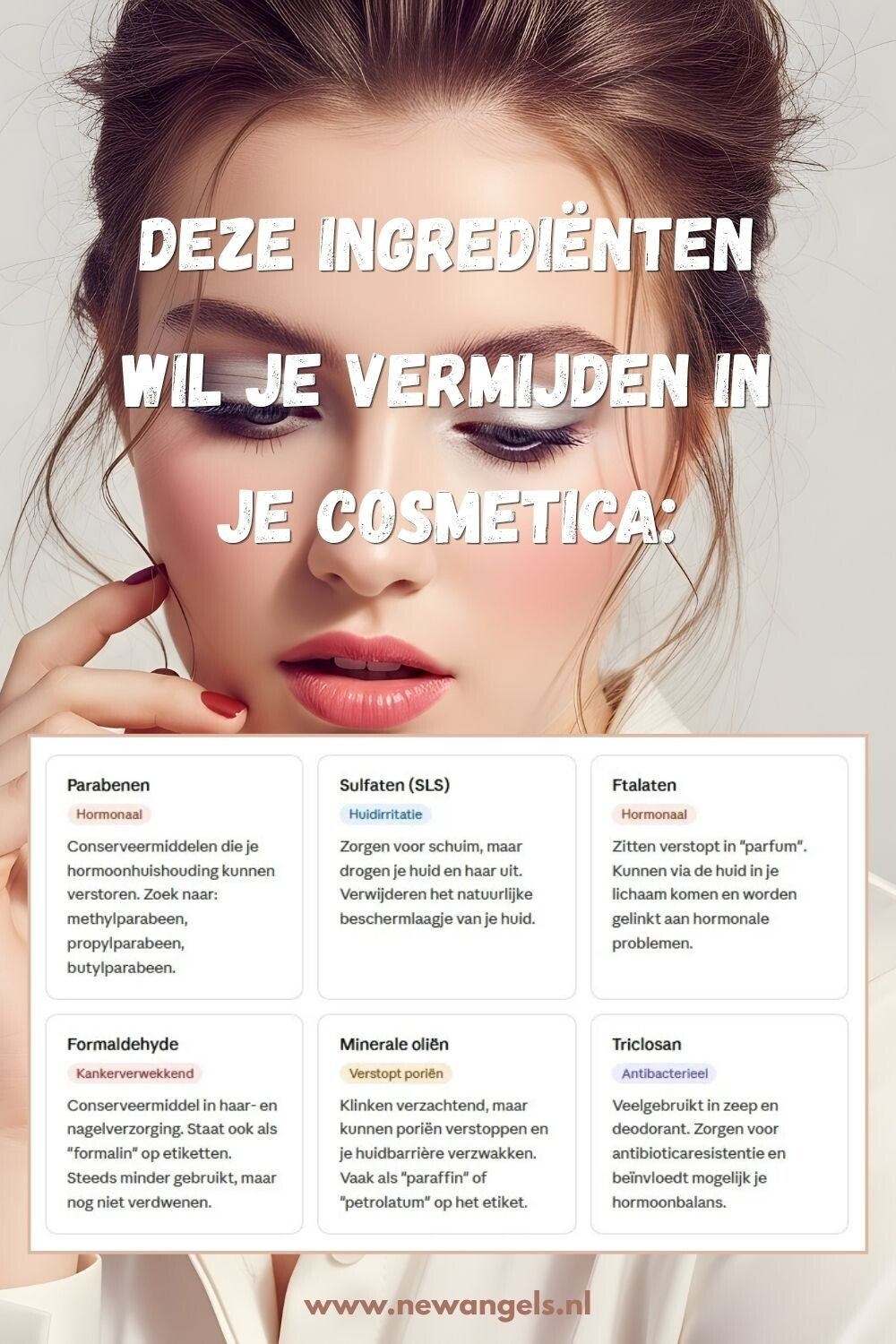 Schadelijke ingrediënten in cosmetica: Hoe herken je ze en hoe vermijd je ze? Parabene, SLS, Ftaten, Formaldehyde, Minerale olien en Triclosan. dit zijn de giftige stoffen in je skincare en make-up. giftige gezichtscreme en shampoo. kies voor veilig eco