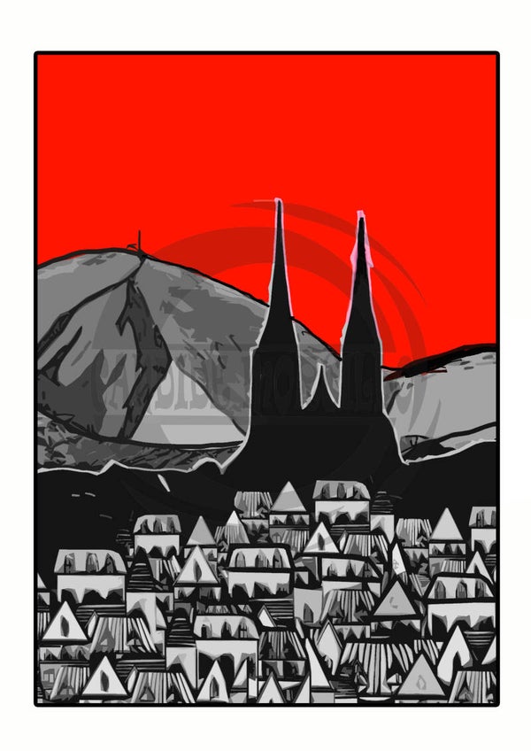 Clermont en rouge et noir
