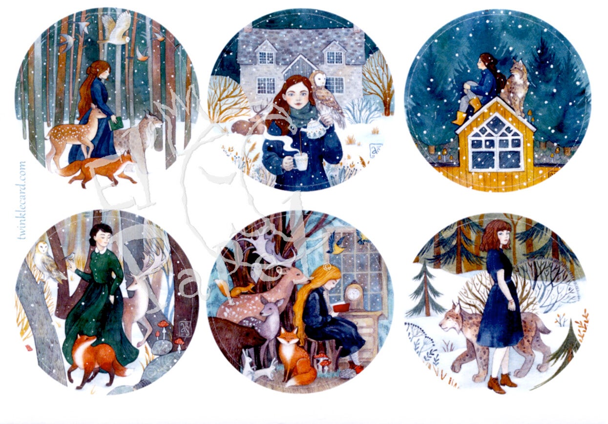 Anna Speshilova stickervel - 1 * TIJDELIJK UITVERKOCHT *