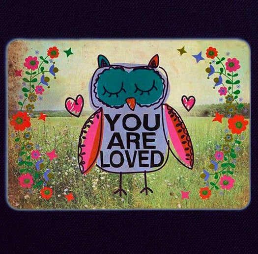 Natural Life Magneet-kaart 'You Are Loved - Owl'