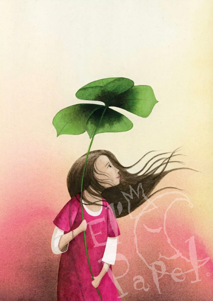 Ansichtkaart 'Veel geluk!'