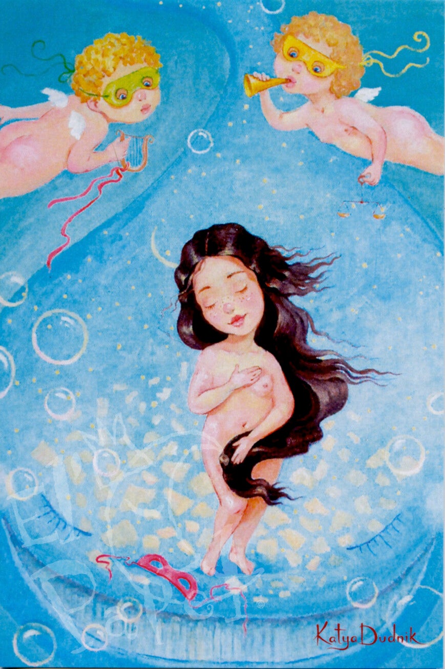 Ansichtkaart 'Geboorte van Venus'