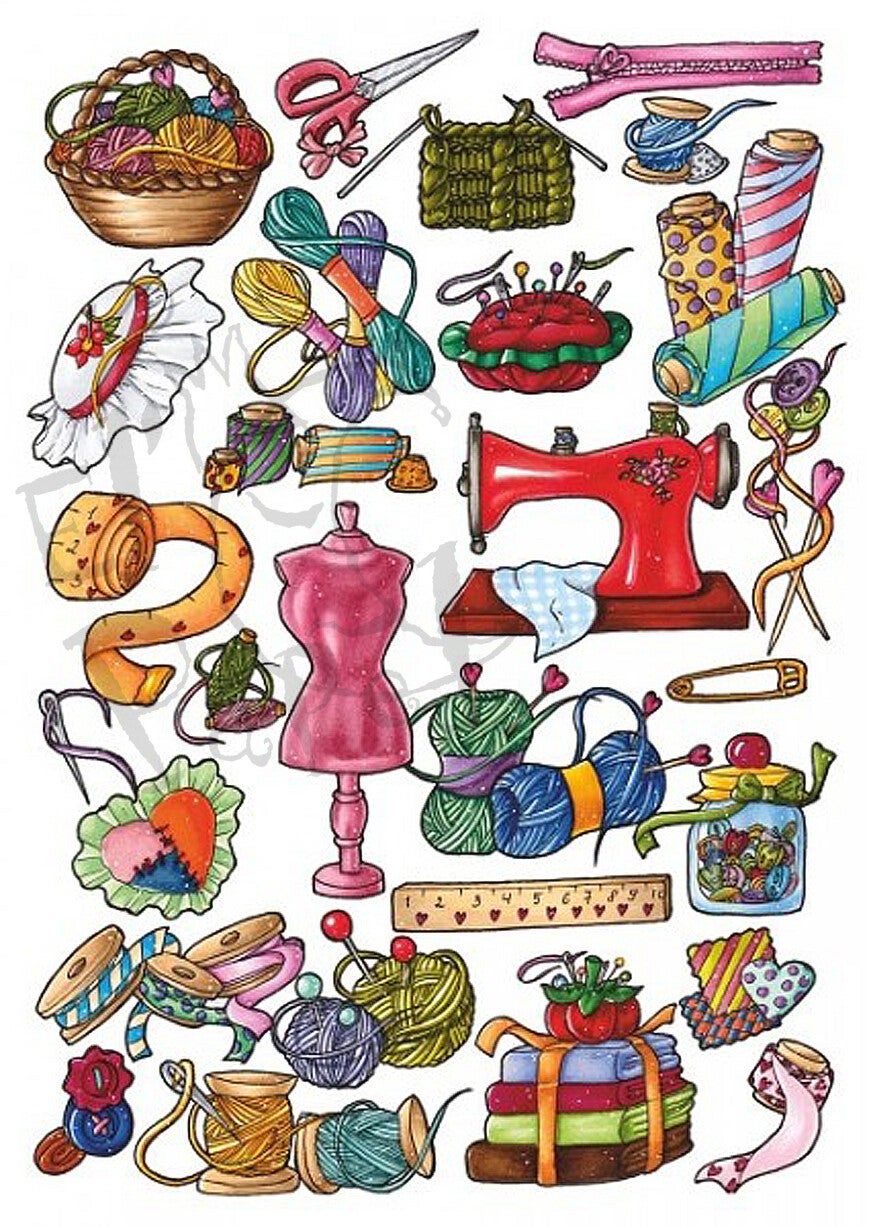 Ansichtkaart Sampler 'Handwerken' * TIJDELIJK UITVERKOCHT *