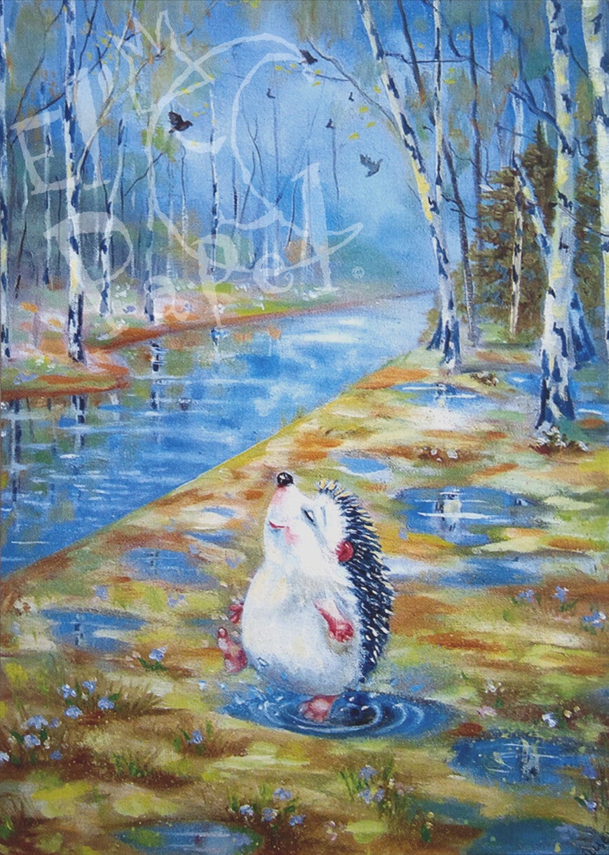 Ansichtkaart 'Hmmmm ... voorjaar!'