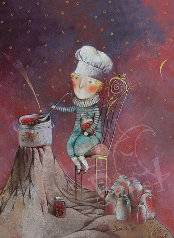 Ansichtkaart 'Sterren-jam' - Anna Silivonchik