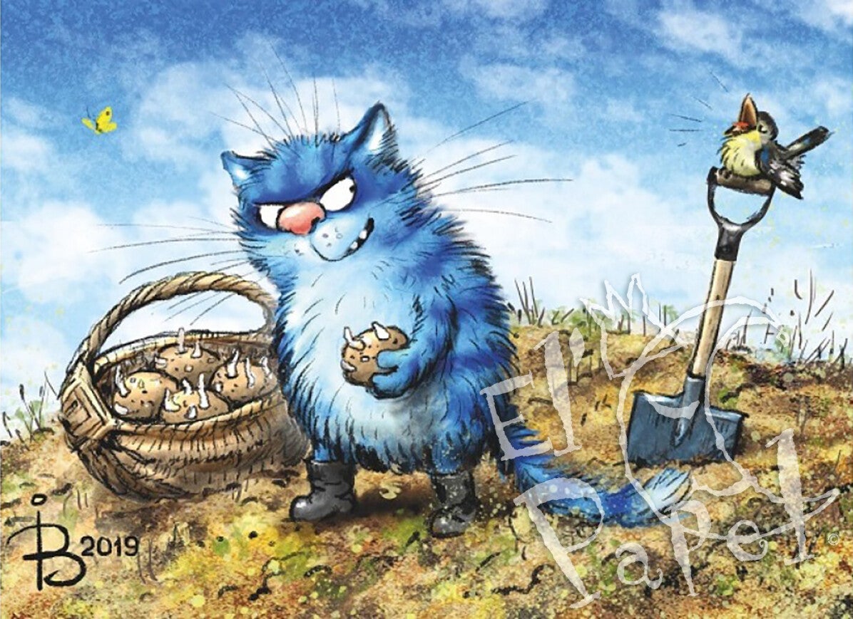 Ansichtkaart 'Een dag in mei'