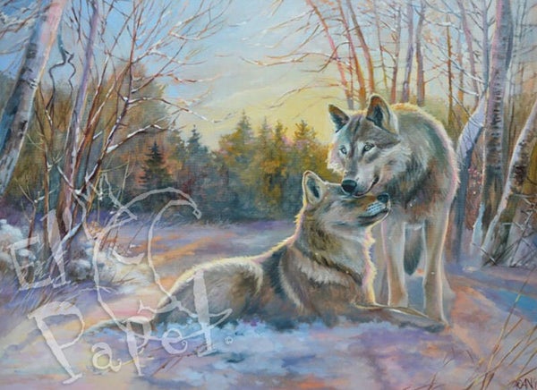 Ansichtkaart 'Samen'