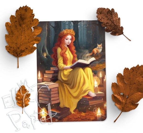 Kunstkaart `Boekenmagie`