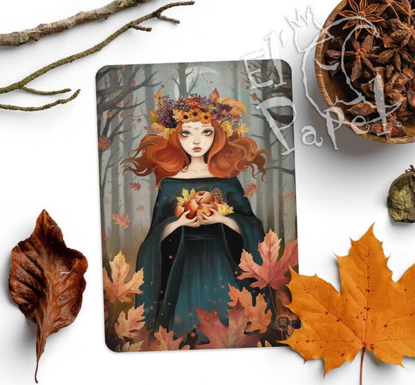 Kunstkaart `Mabon - Herfstequinox`