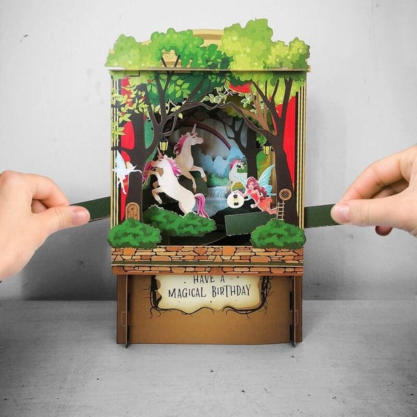 3D Theaterkaart 'Eenhoorn'
