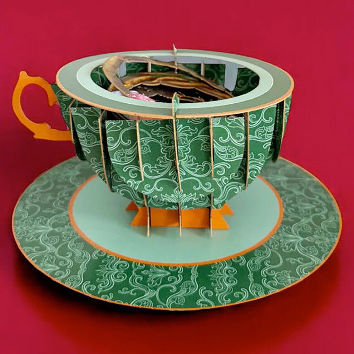 A cup of tea Pop-up kaart 'Lezen in het bos'