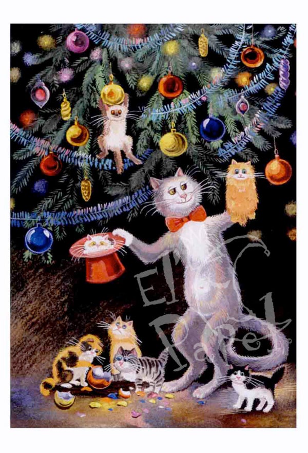 Ansichtkaart 'Magische kerst'