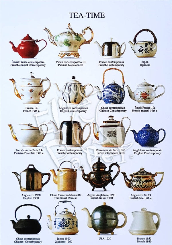 Ansichtkaart 'Thee-tijd' - Nouvelles Images
