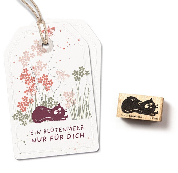 Rubber stempel 'Liggende Frida'