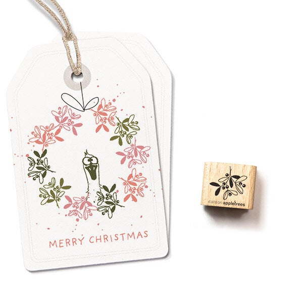 Rubber MINI-stempel '`Mistletoe'
