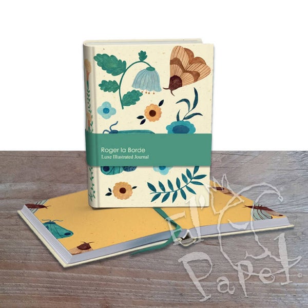 Luxe Illustrated Journal 'Flutter & Bloom'
