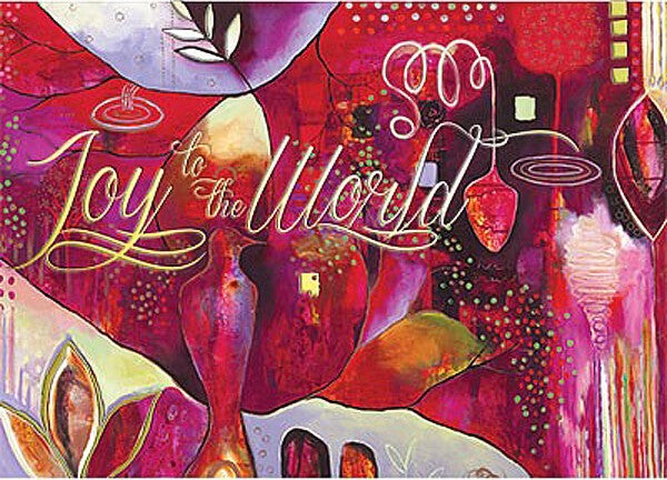 Kerst wenskaart 'Flora Jeweled Christmas'