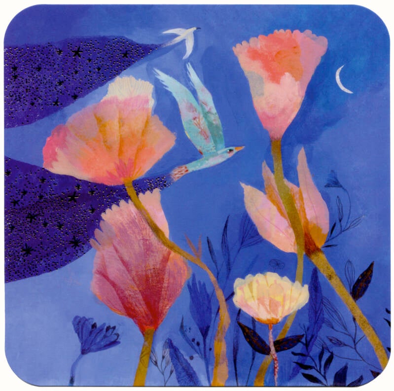 Kleurrijke kaarten van EDC - Corrrepondances met Franse kunstnaars. 