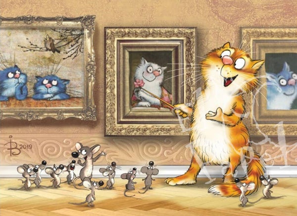 Ansichtkaart 'Portetten galerij'