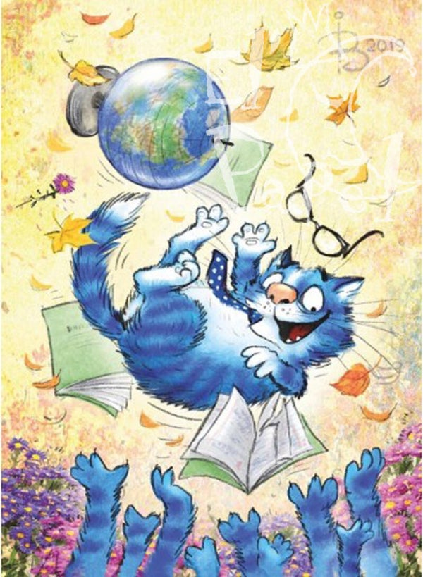 Ansichtkaart 'Gelukkige leraren dag!'