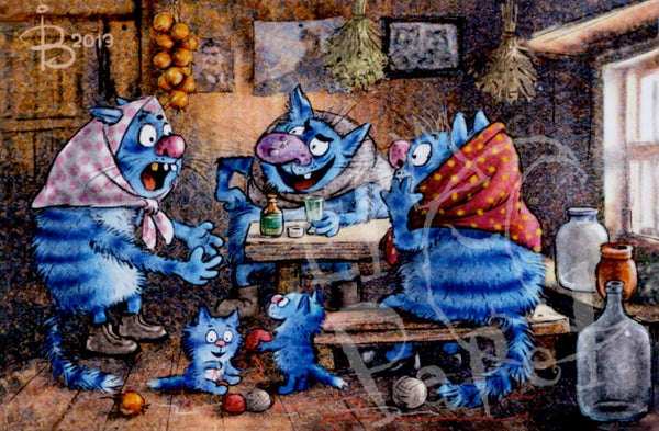 Ansichtkaart 'In de kroeg'