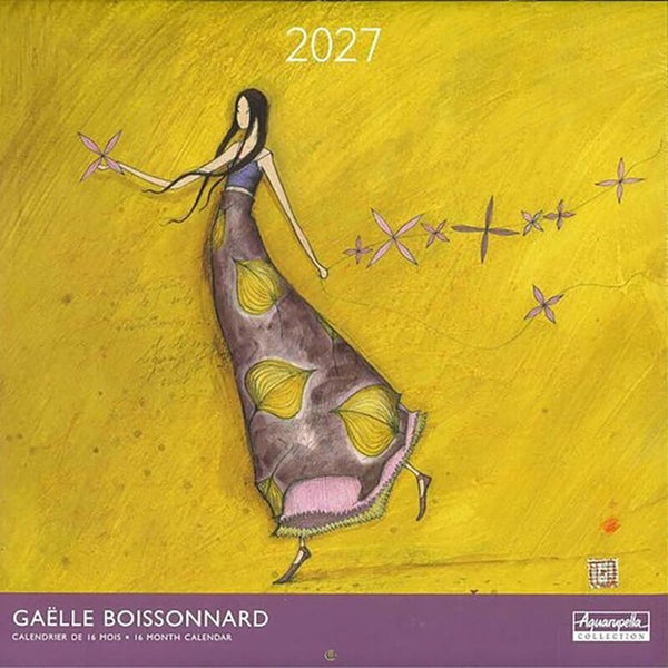 Gaëlle Boissonnard jaarkalender 2027 - geel