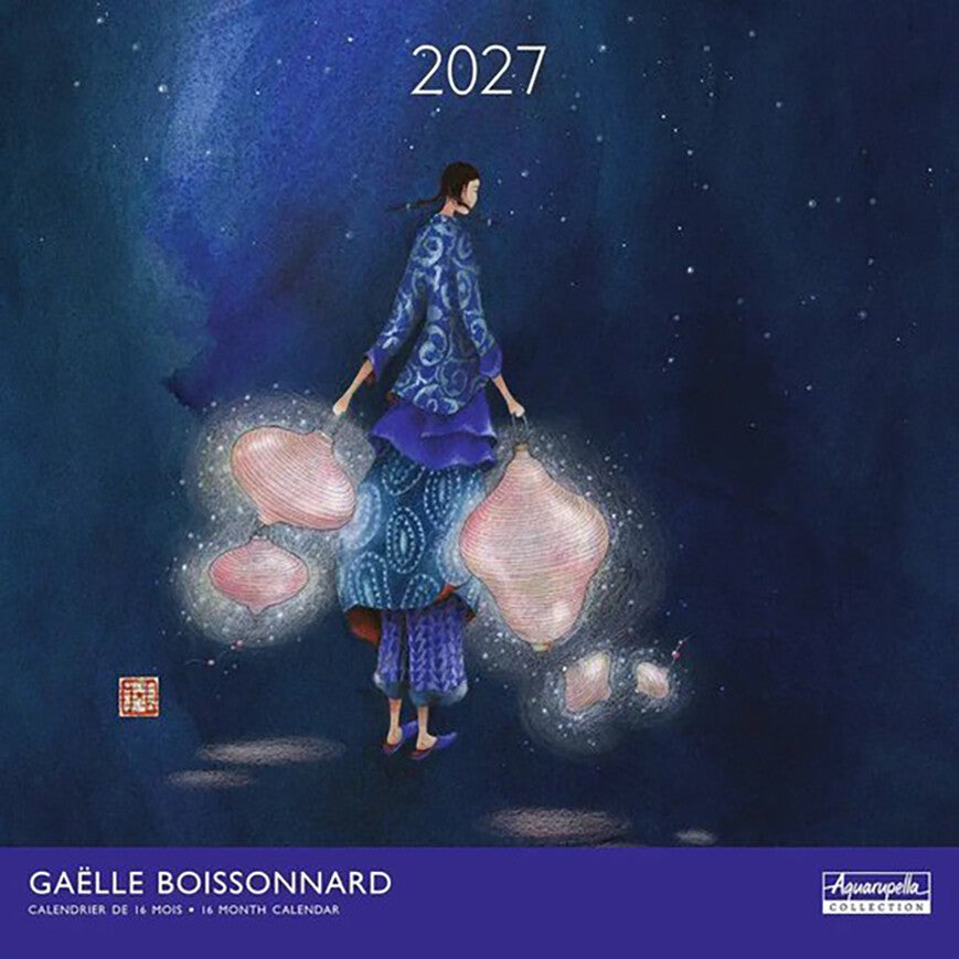 Gaëlle Boissonnard jaarkalender 2027 - blauw