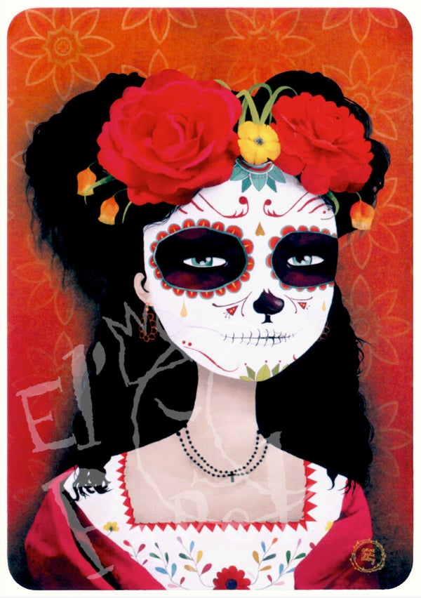 Kunstkaart `Catrina`
