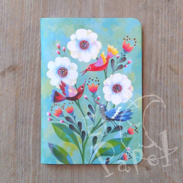 OP!! A6 schriftje 'Het geluk is nu' - Aurélie Blanz