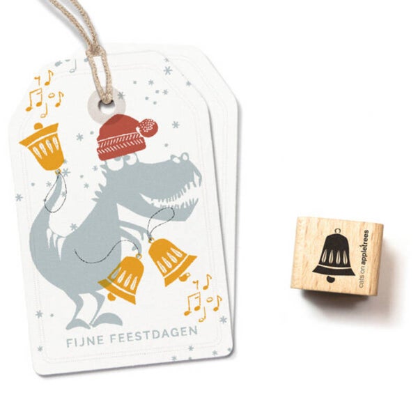 Rubber stempel 'Kerst-klokje'