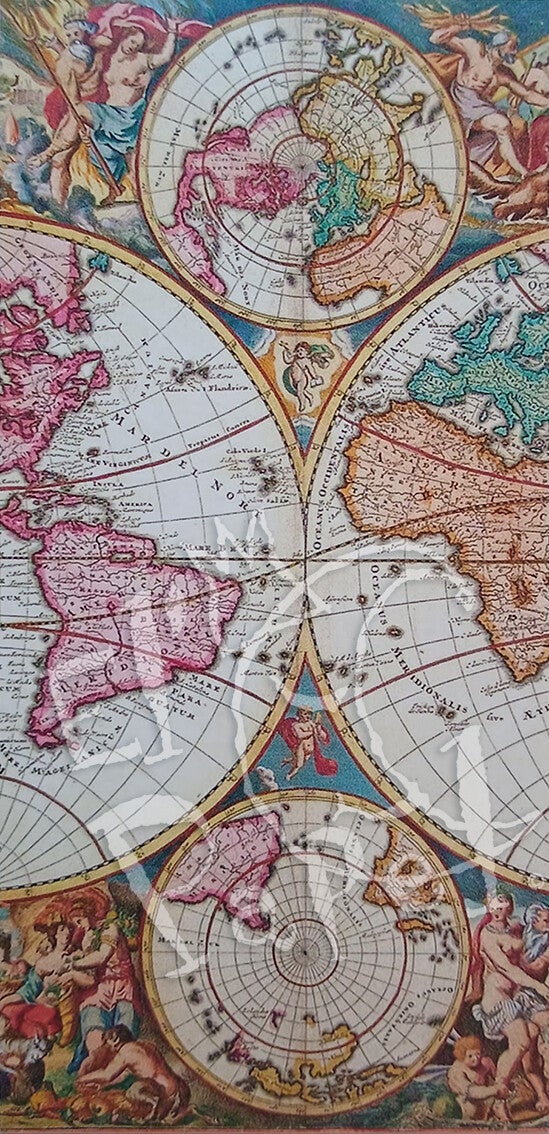 GT panoramakaart 'Oude wereldkaart'