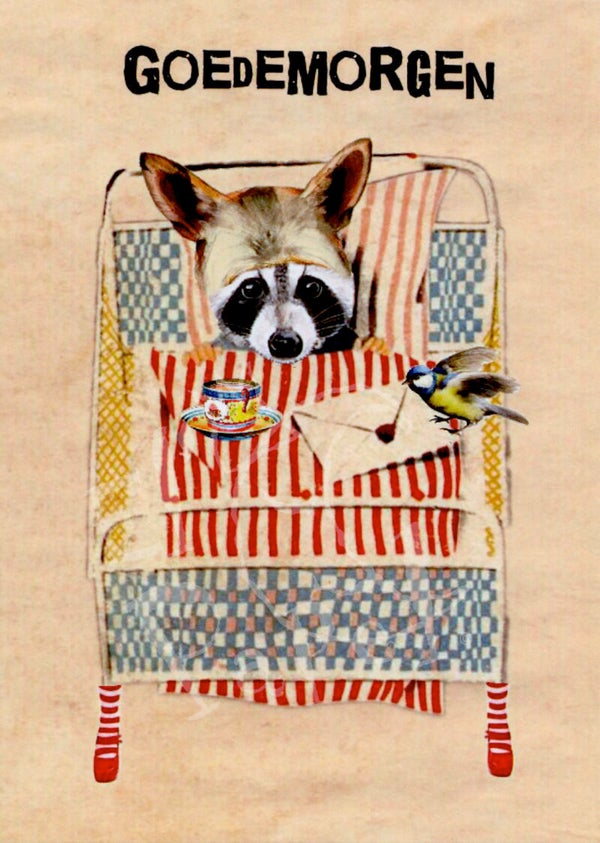 Ansichtkaart 'Goedemorgen'
