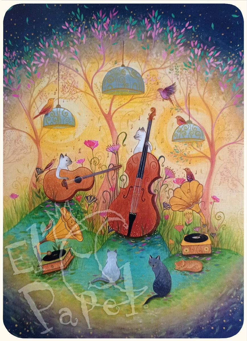 Ansichtkaart 'King of swings' - Jehanne Weyman