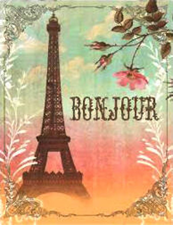 Papaya Art magneet 'Eiffel'