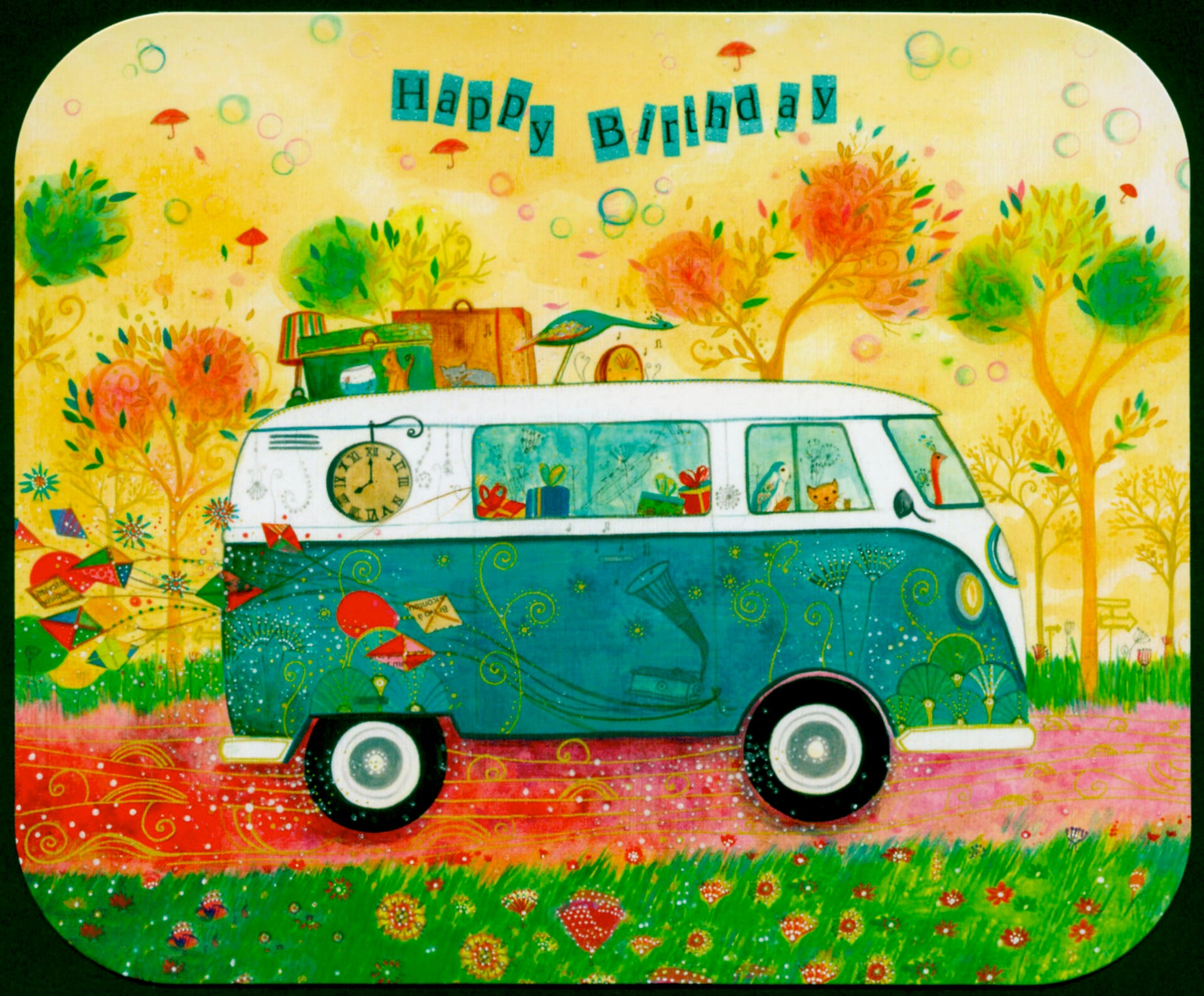 TV-kaart 'Het busje - Happy Birthday' - Jehanne Weyman