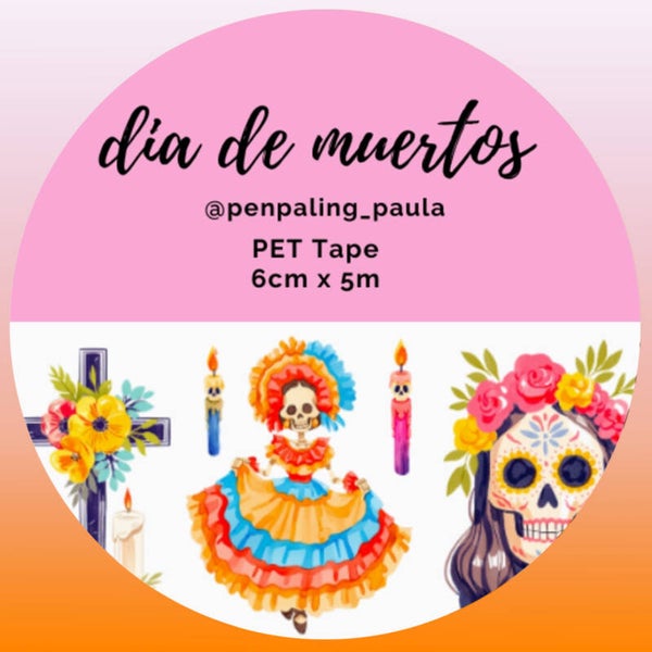 Penpaling Paula Pet Tape 'Dia de los Muertos'
